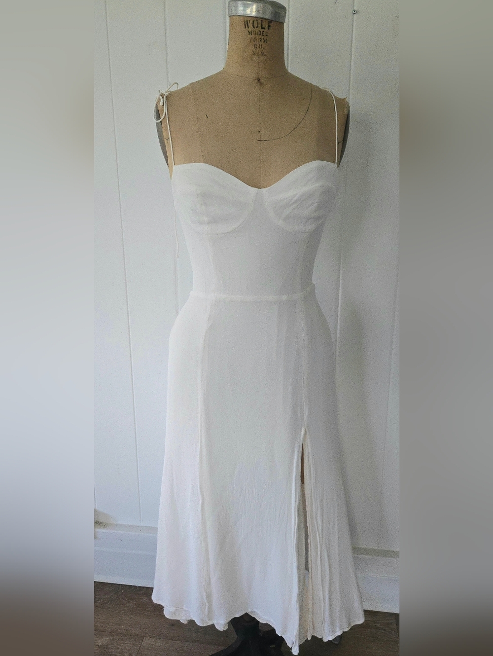 Reformation Juliette Dress Soft Ivory